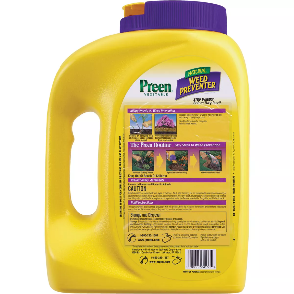 Preen 5 Lb. Ready To Use Granules Natural Vegetable Garden Weed Preventer - photo 2