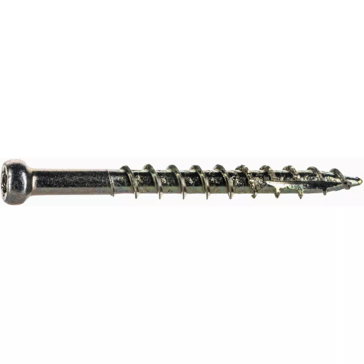 Midwest Fastener #8 x 1-5/8 In. Zinc Plated Steel Star Drive Trim Head Saberdrive Deck Screws