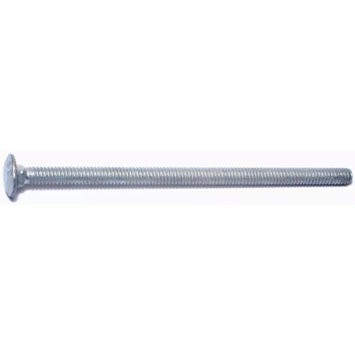Midwest Fastener 1/4 In.-20 x 5 In. Hot Dip Galvanized Grade 2 / A307 Steel Coarse Thread Carriage Bolt (100-Count) (100 Ct.)-