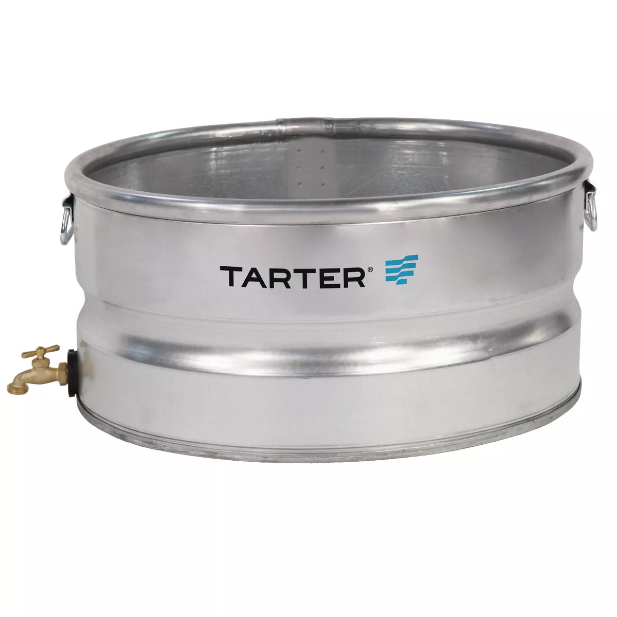 Tarter Round Galvanized Container with Spigot