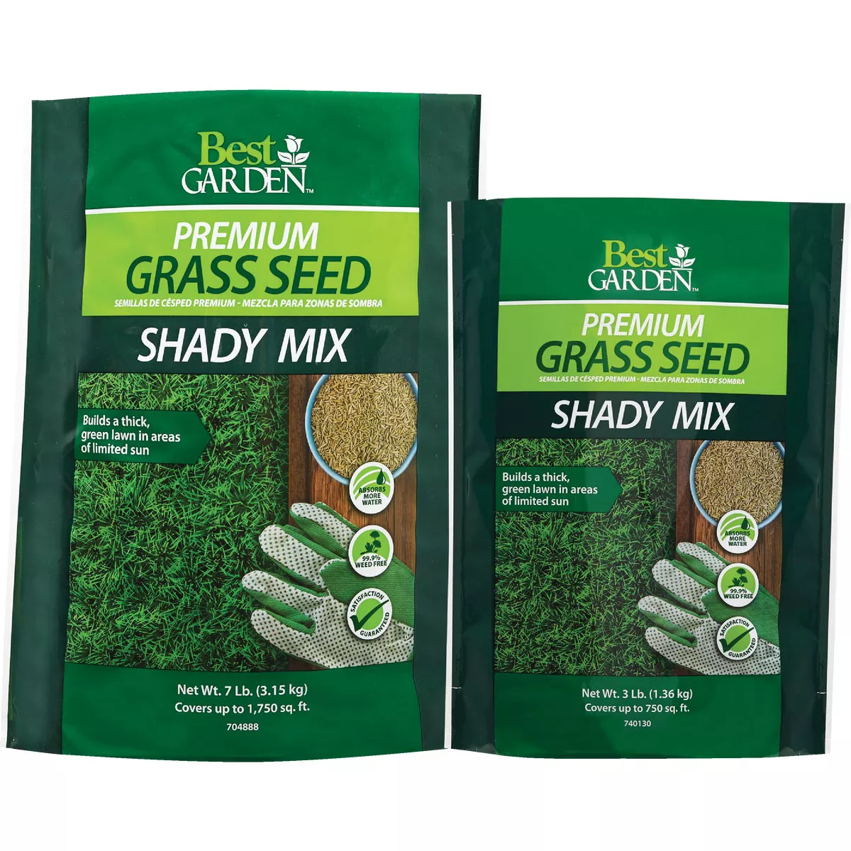 Best Garden 3 Lb. 900 Sq. Ft. Coverage Shady Grass Seed - photo 2