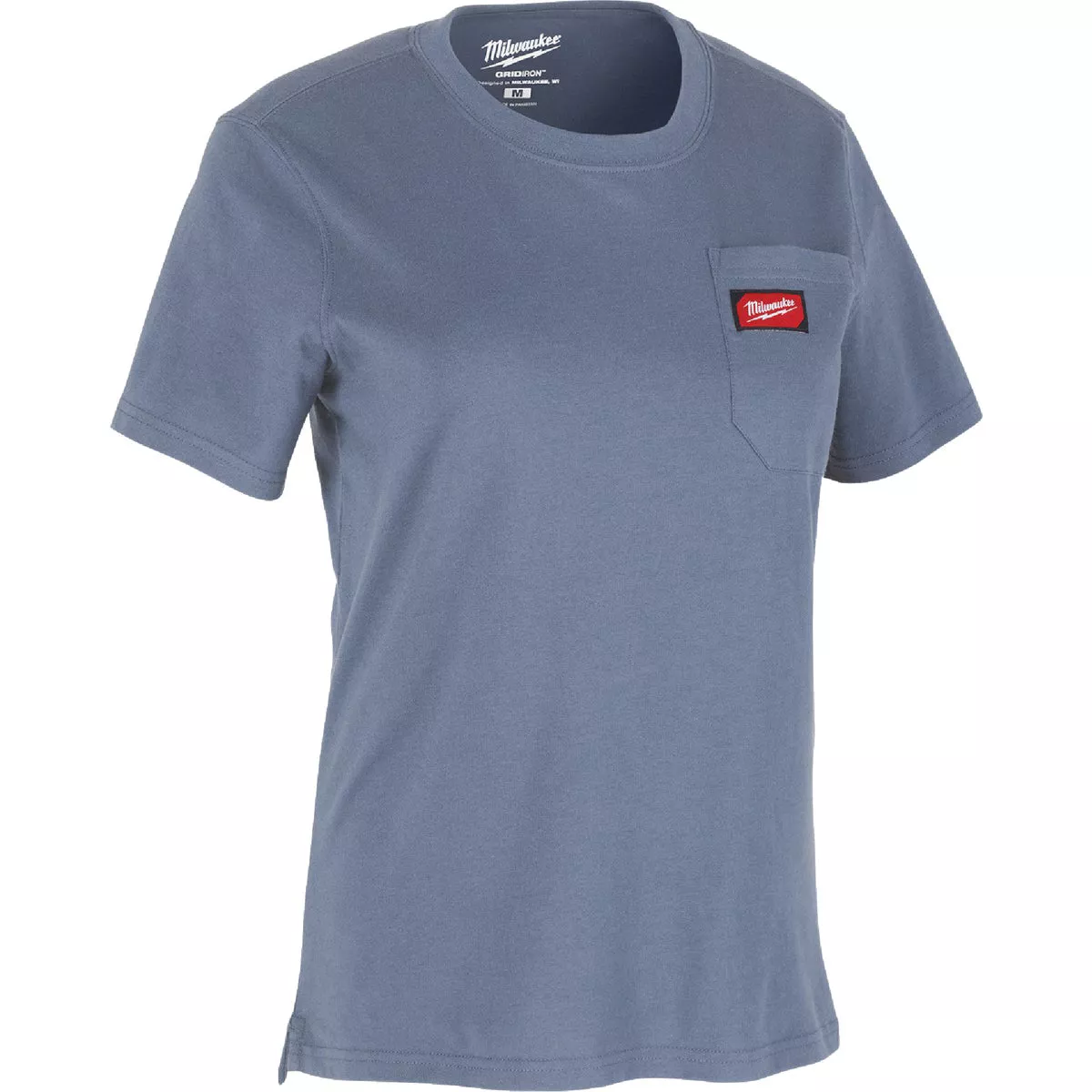 Milwaukee GridIron Women's XL Blue Short Sleeve Pocket T-Shirt - photo 3