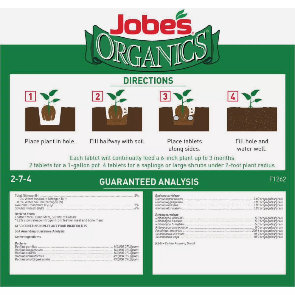 Jobe's Organics Fast Start Planting Tablets (20-Pack) - photo 6