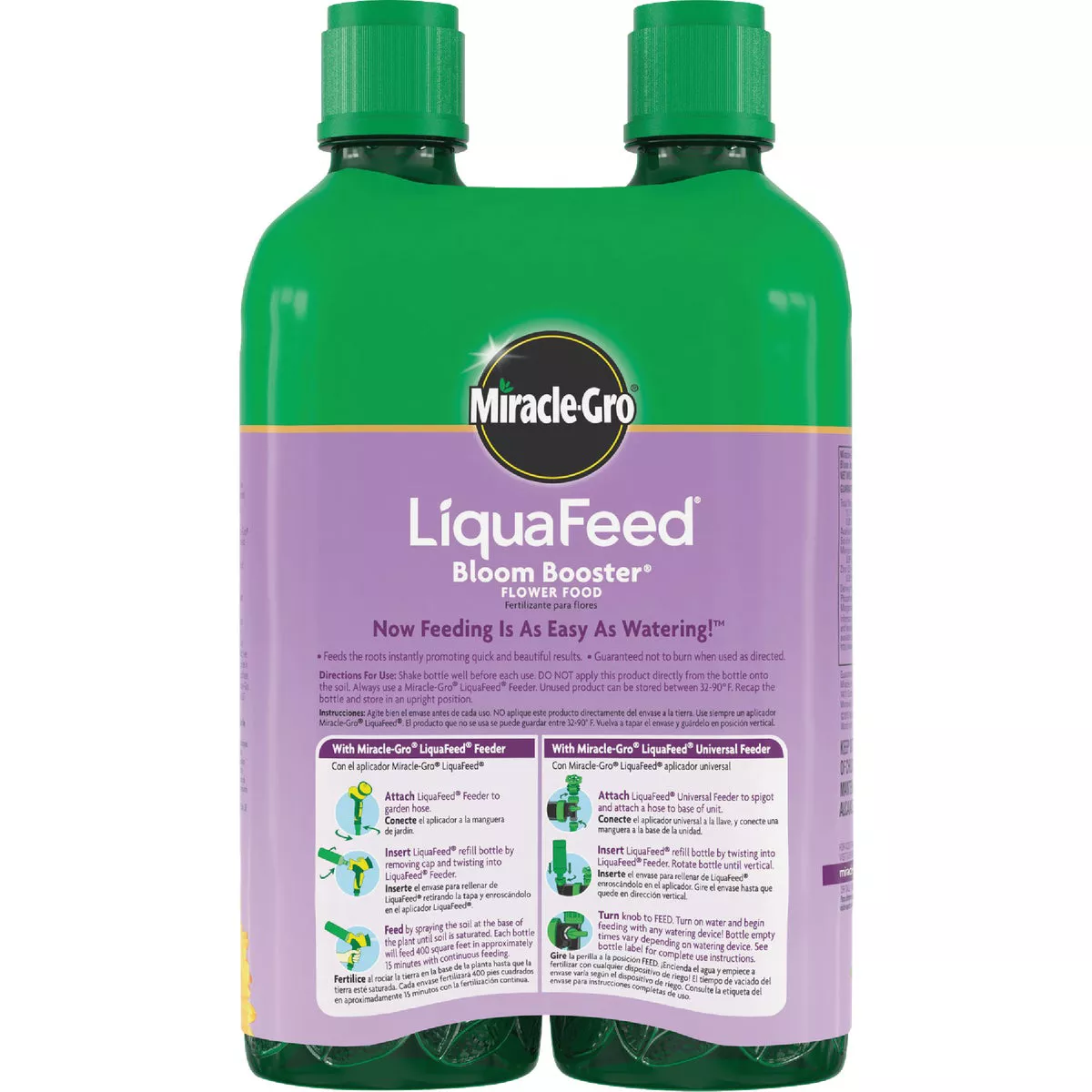 Miracle-Gro LiquaFeed Bloom Booster 16 Oz. Liquid Flower Food (2-Pack) - photo 2