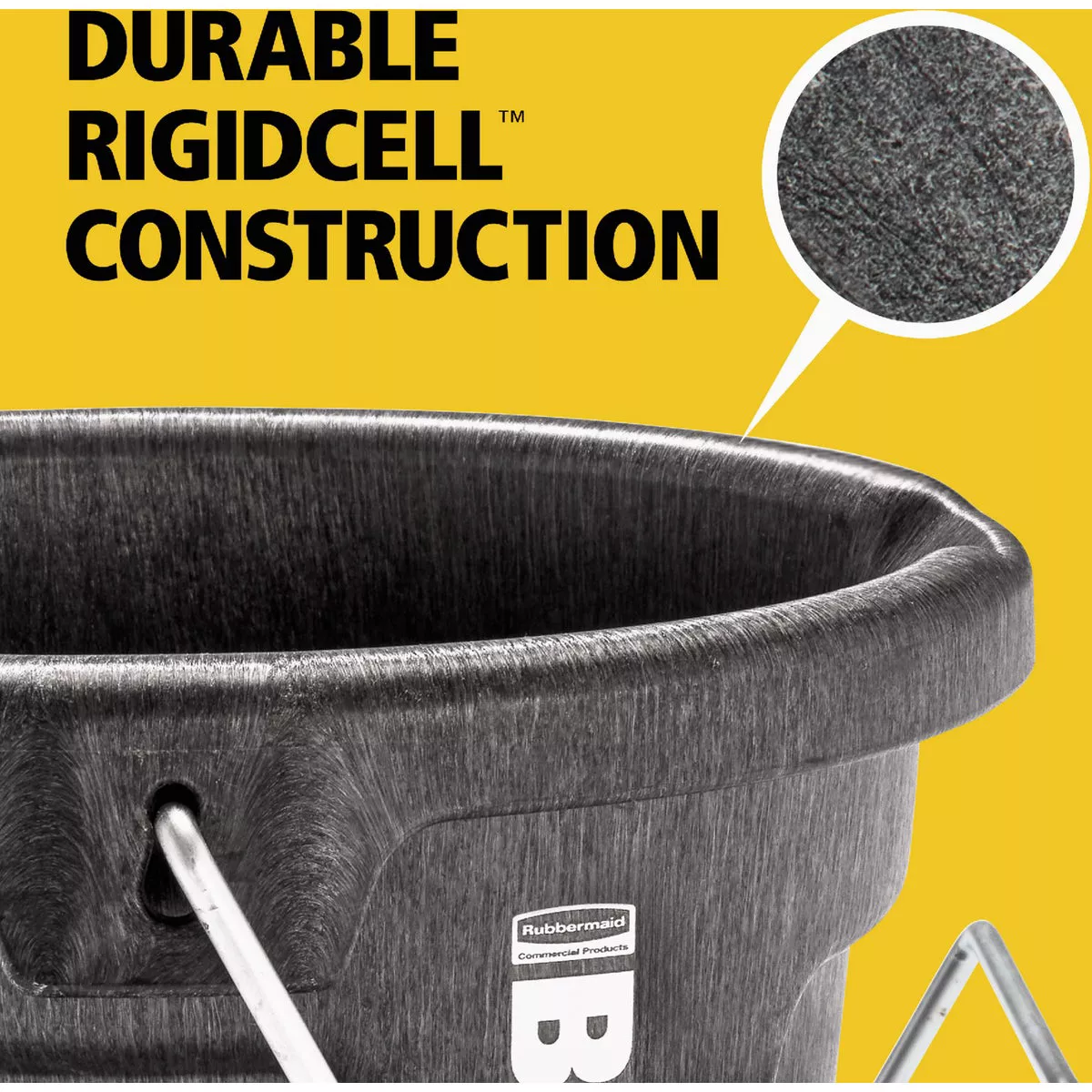 Rubbermaid Commercial Brute 2 Gal. 3-in-1 Flat Back Bucket - photo 5