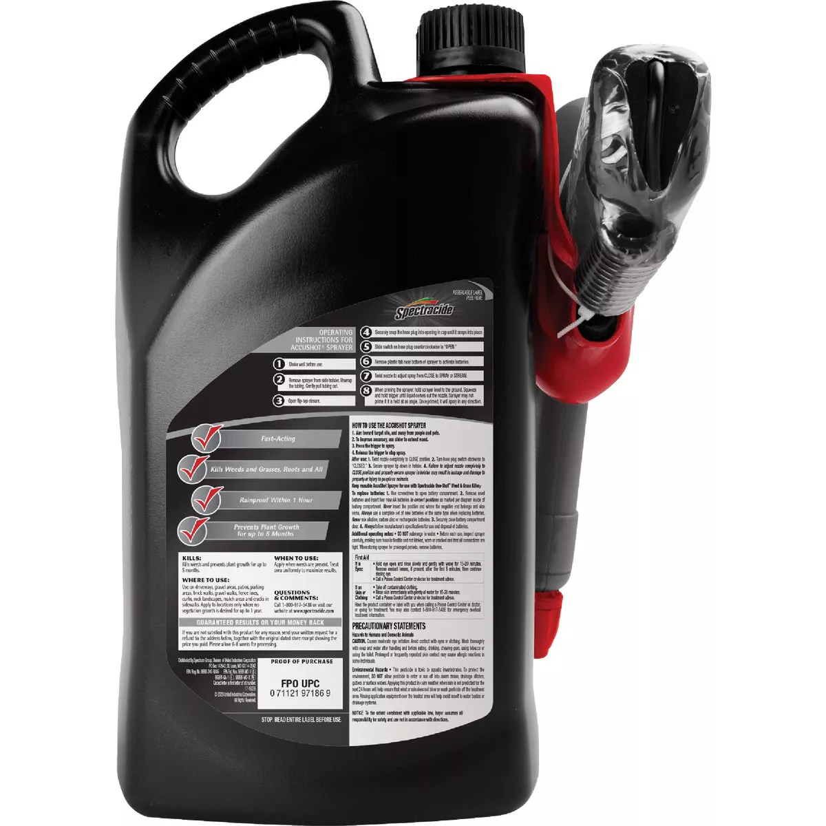Spectracide One-Shot 1 Gal. Ready To Use AccuShot Sprayer Weed & Grass Killer - photo 2