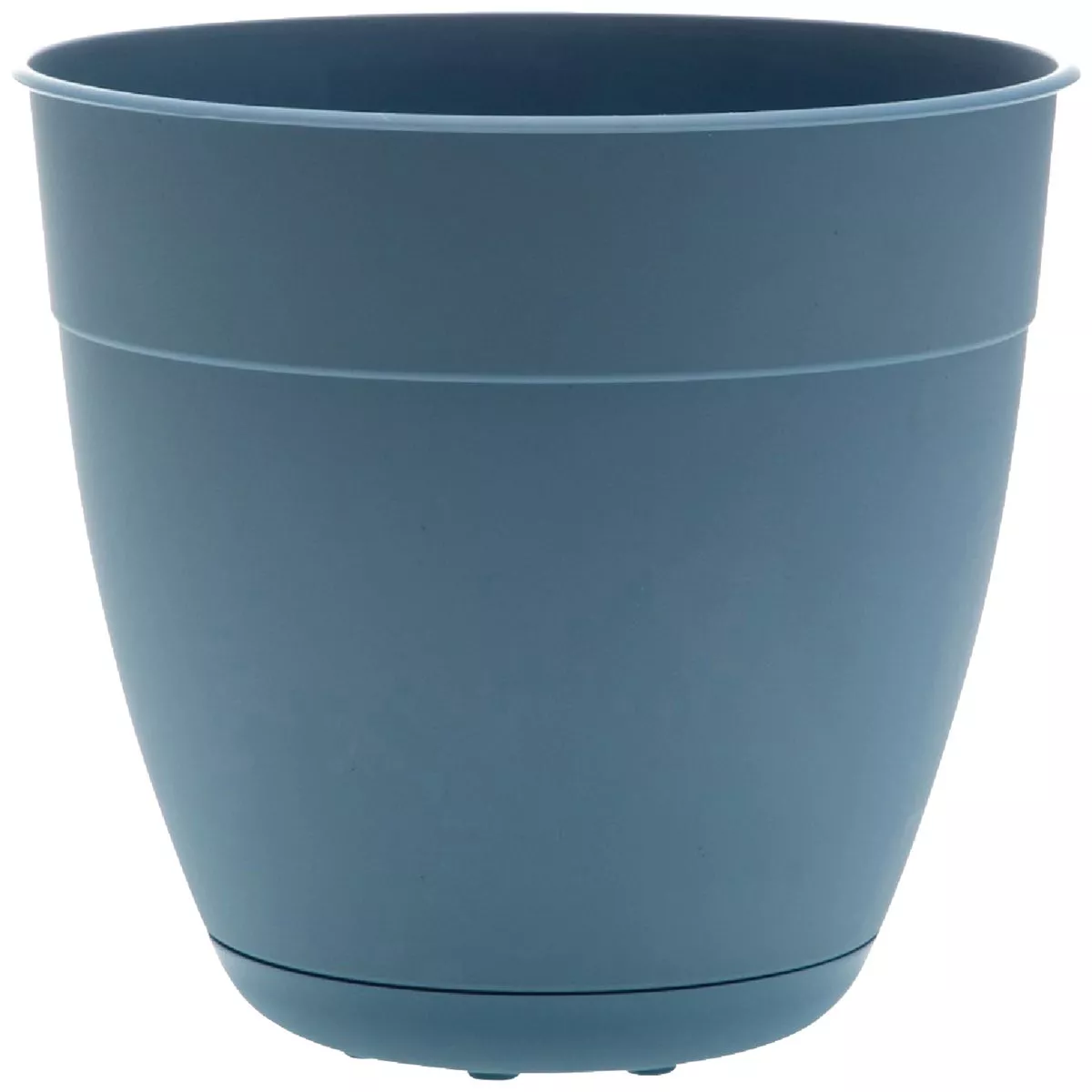 Bloem Ocean Series Dayton 18.2 In. H. x 20 In. Dia. Recycled Ocean Plastic Ocean Blue Planter