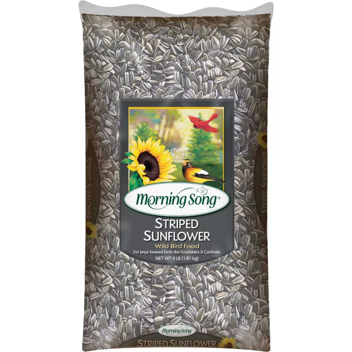 Morning Song 4 Lb. Striped Sunflower Wild Bird Seed