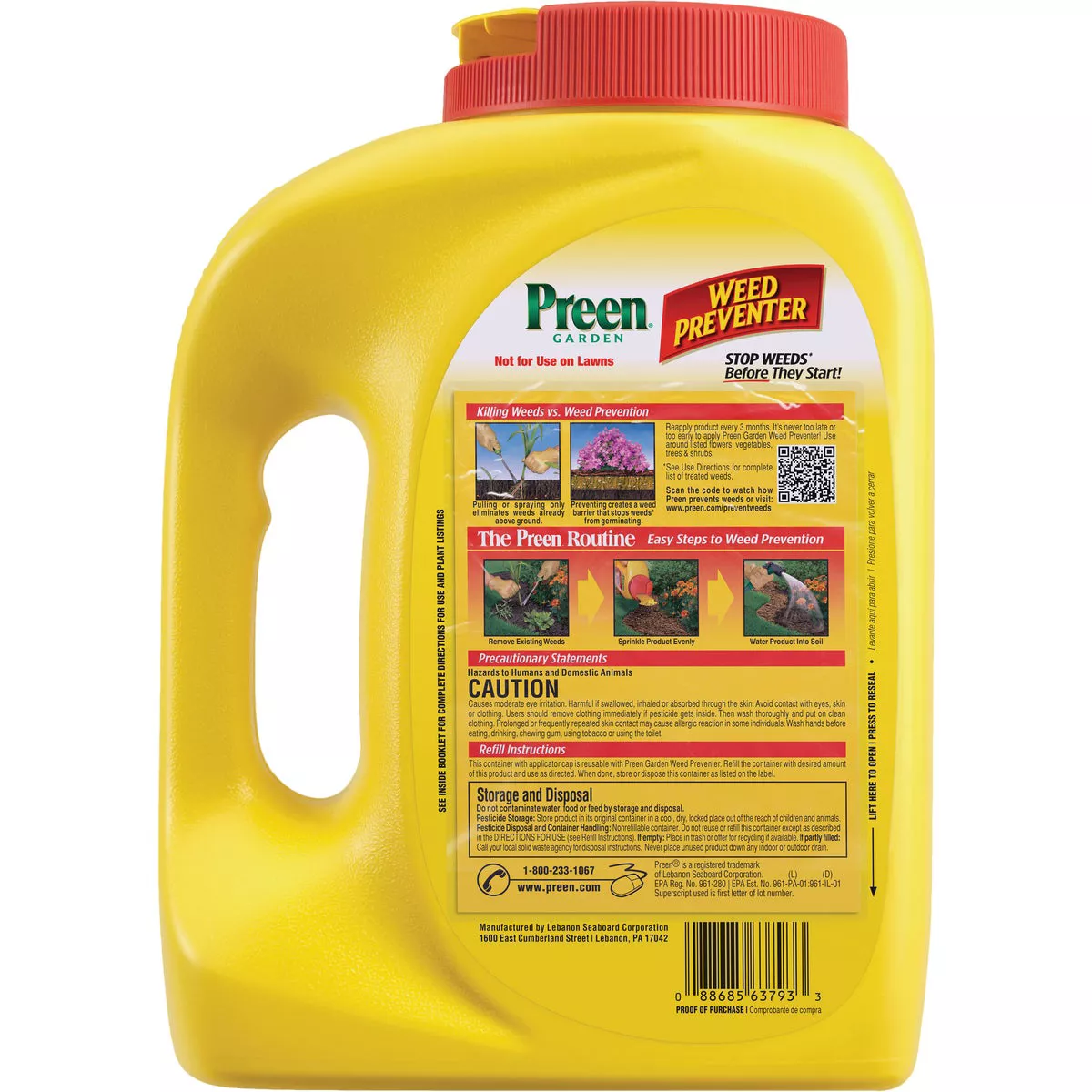 Preen 5.625 Lb. Ready To Use Granules Garden Weed Preventer - photo 2