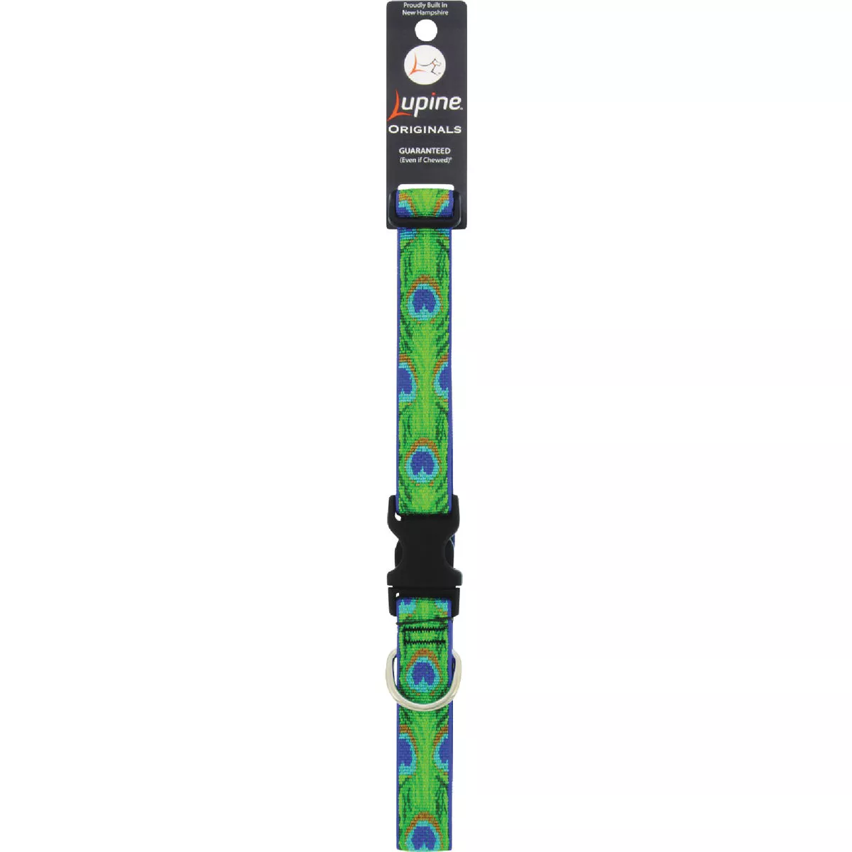 Lupine 1 In. Woven Pattern Tail Feather 16 In. to 28 In. Adjustable Collar