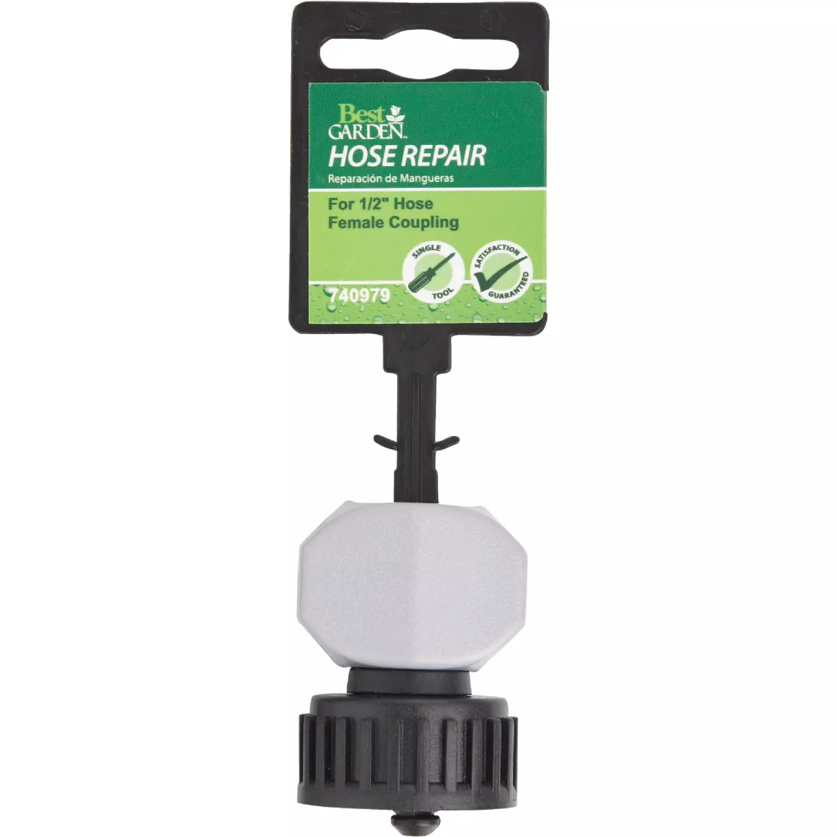Best Garden 1/2 In. Female Poly Hose End Mender Hose Coupling - photo 2