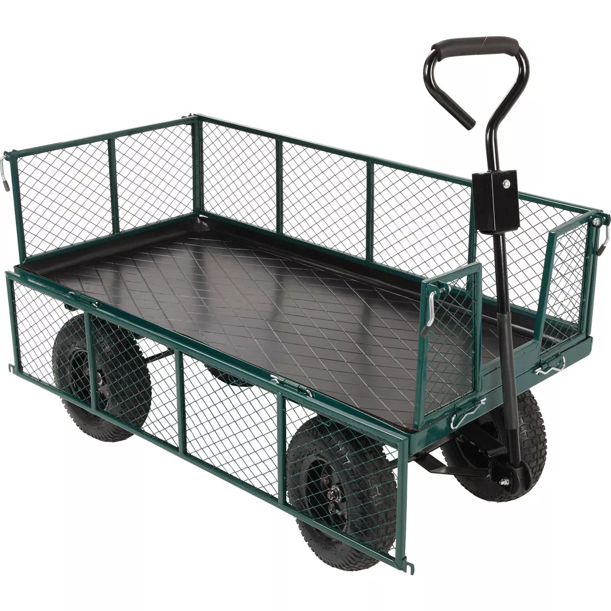 Best Garden 1000 Lb. Steel Garden Cart with Collapsible Sides - photo 5