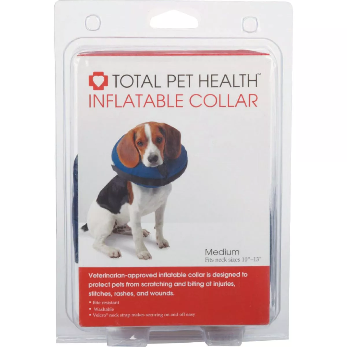 Total Pet Health Medium Blue Inflatable Pet Collar - photo 2