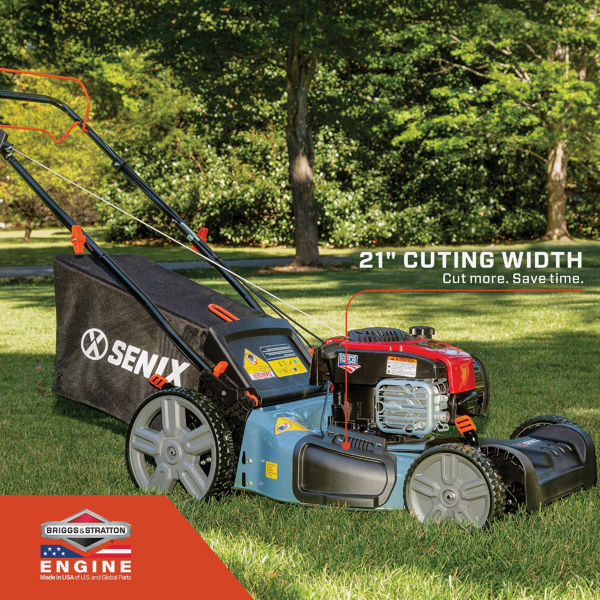 Senix 21 In. 150cc 3-In-1 Self-Propelled Gas Lawn Mower | Do it Best