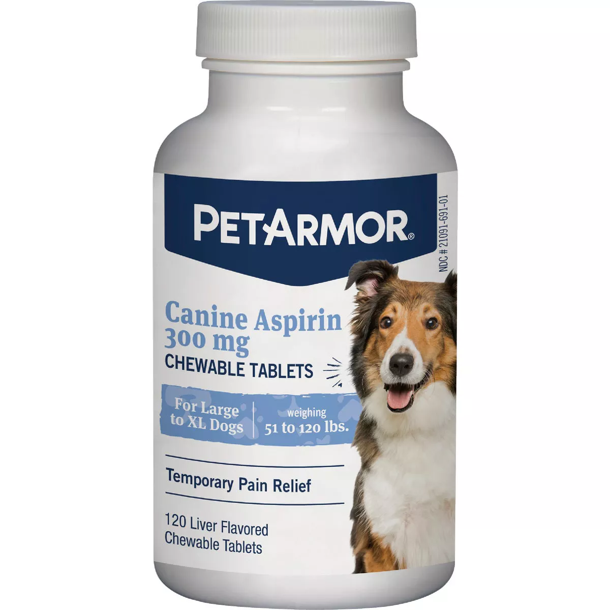 PetArmor 51 to 120 Lb. Canine Aspirin Tablets (120-Pack)
