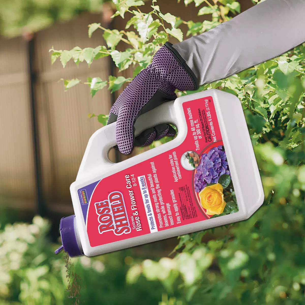 Bonide Rose Shield 6 Lb. 8-12-4 Dry Plant Food with Insect Protection - photo 3