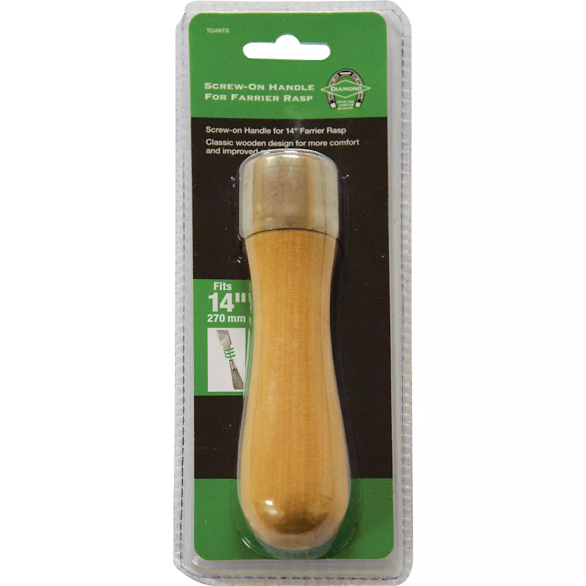 Diamond 5 In. Wood Hoof Rasp Handle for 14 In. Rasp - photo 2