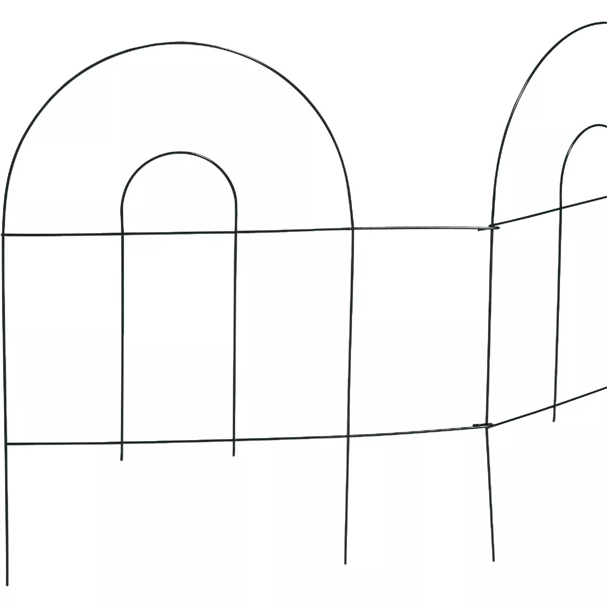 Best Garden 8 Ft. Powder-Coated Green Wire Folding Fence