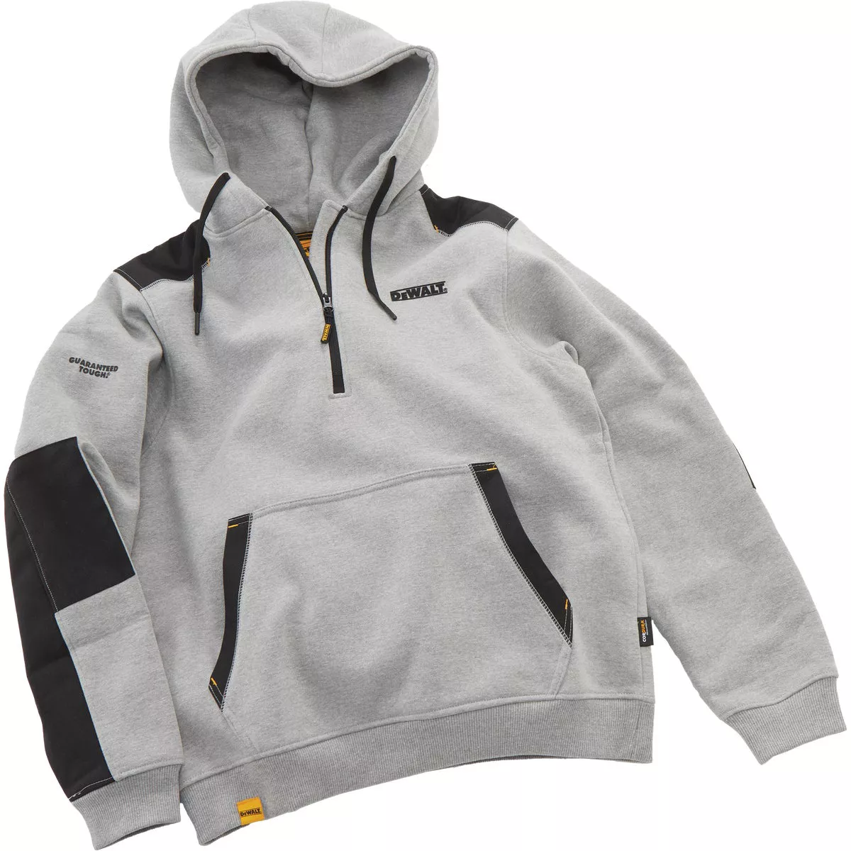DEWALT Tough 2XL Heather Gray Hooded Sweatshirt