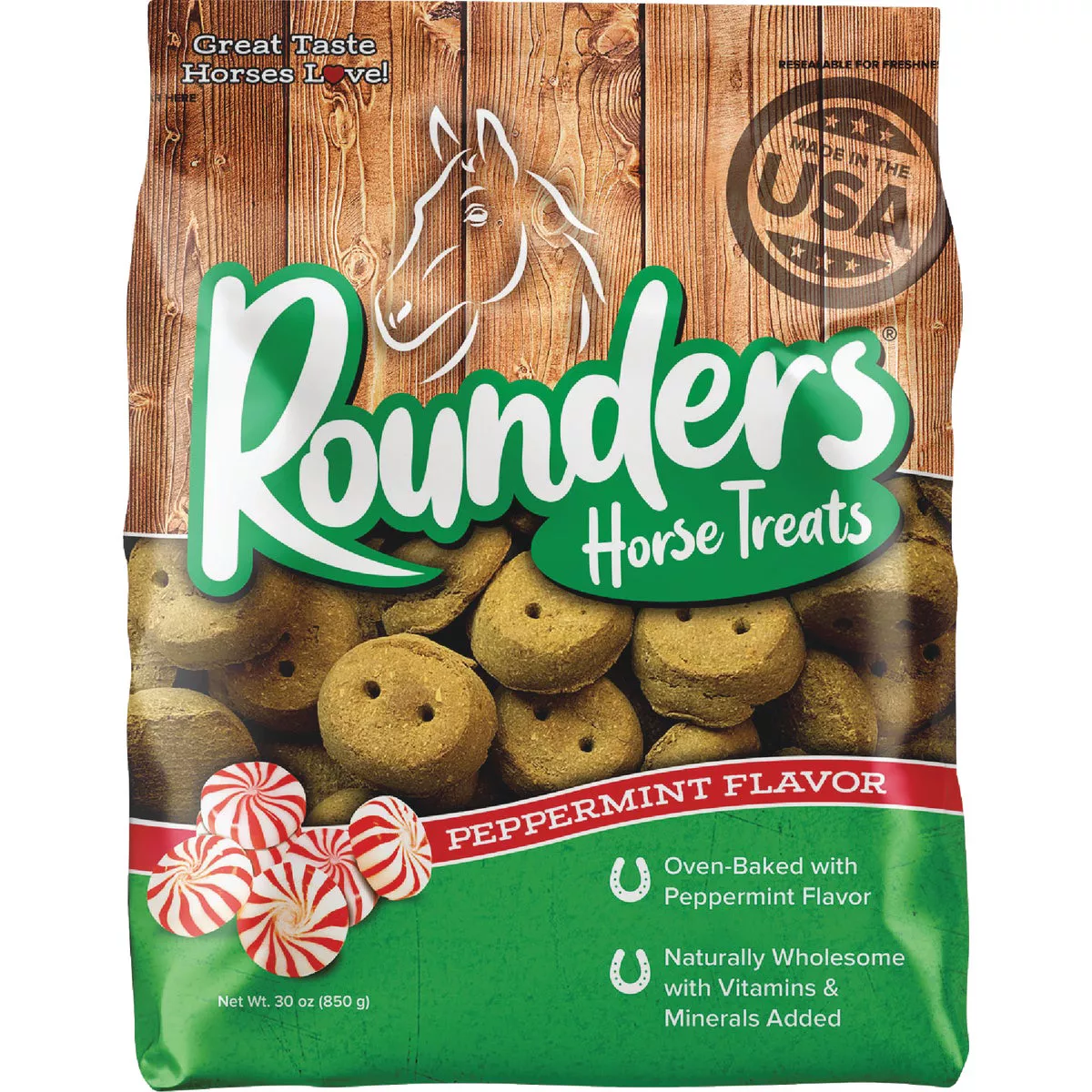 Kent Rounders 30 Oz. Peppermint Horse Treats