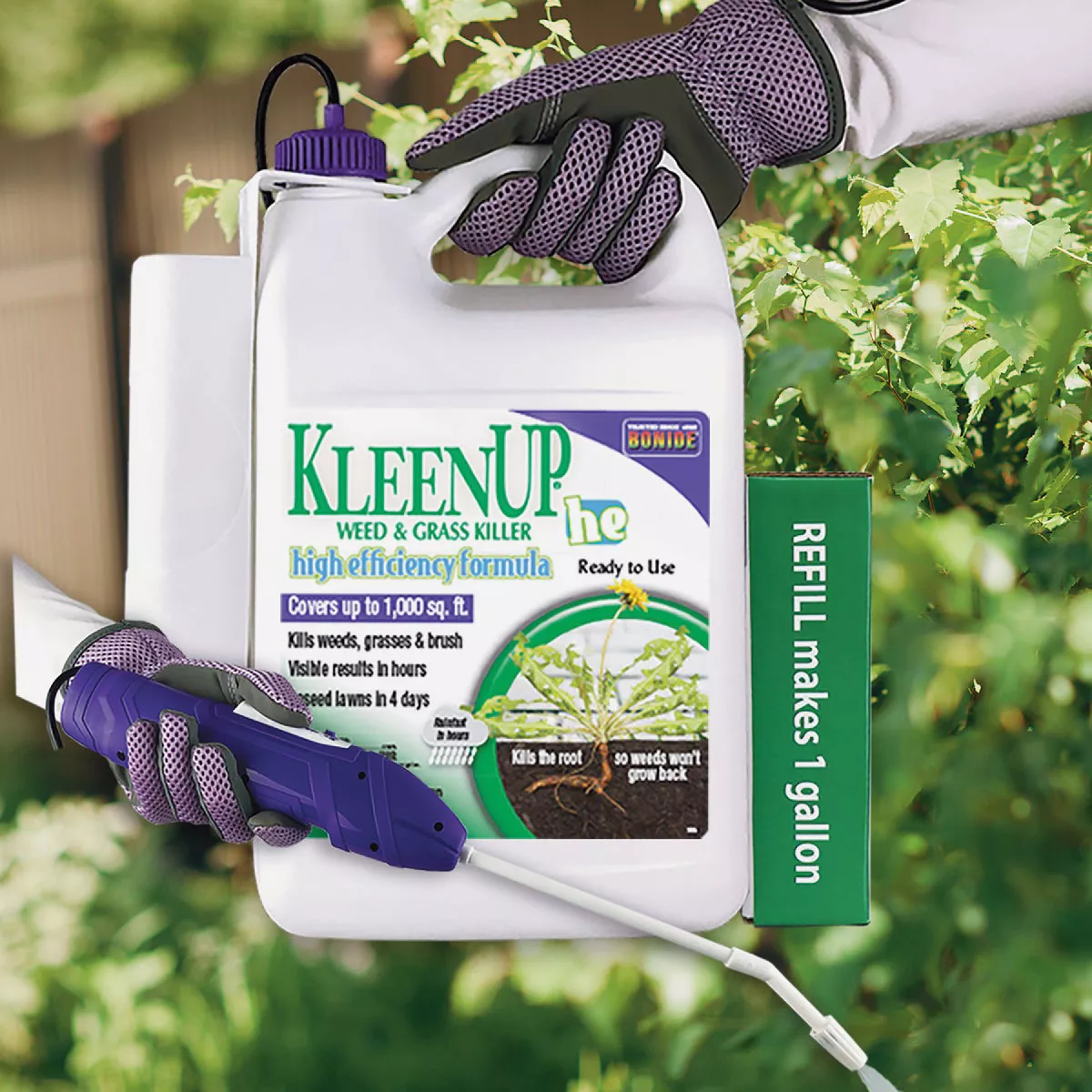 Bonide KleenUP 128 Oz. Ready To Use Wand Sprayer Weed & Grass Killer High Efficiency Formula - photo 3