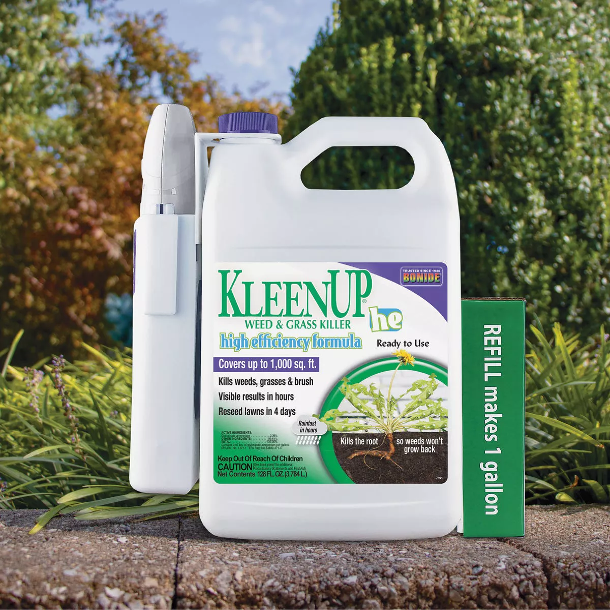 Bonide KleenUP 128 Oz. Ready To Use Wand Sprayer Weed & Grass Killer High Efficiency Formula - photo 2