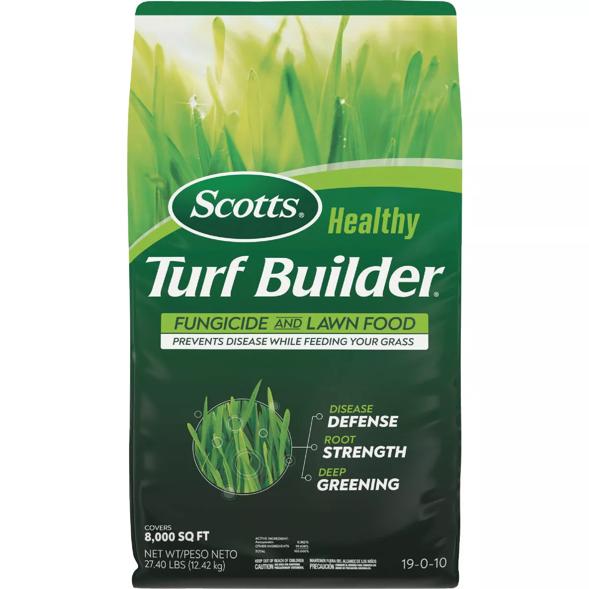 Scotts Turf Builder 8000 Sq. Ft. 27.40 Lb. Fungicide & Lawn Food
