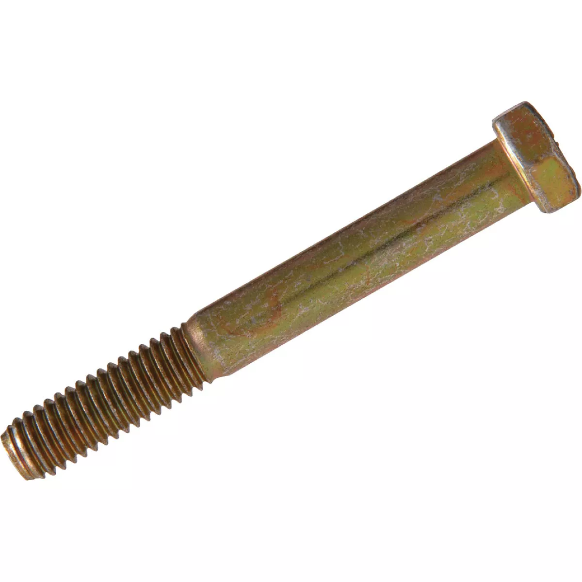 Hillman 5/8 In. x 3 In. Grade 8 Yellow Dichromate Hex Head Cap Screw (25-Count)