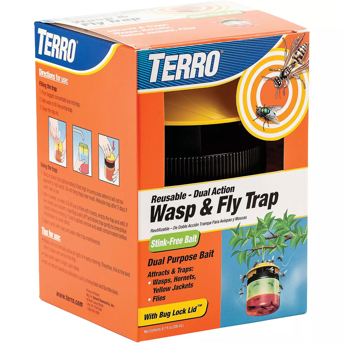 Terro Fly Magnet Reusable Outdoor Fly Trap - photo 2