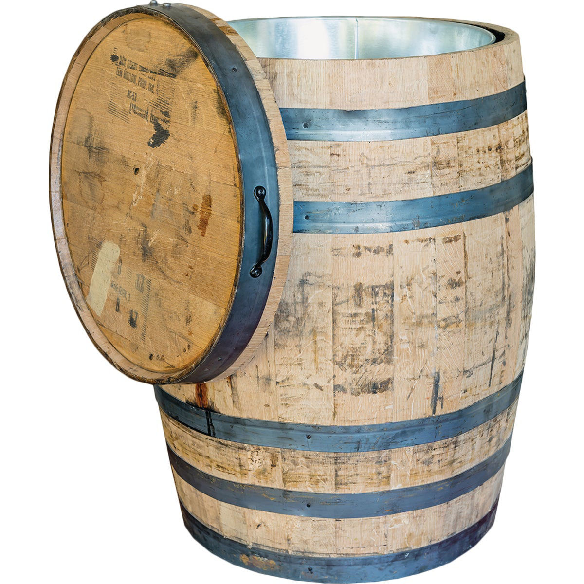 Real Wood Products 26 In. x 35 In. Oak MultiUse Whole Whiskey Barrel