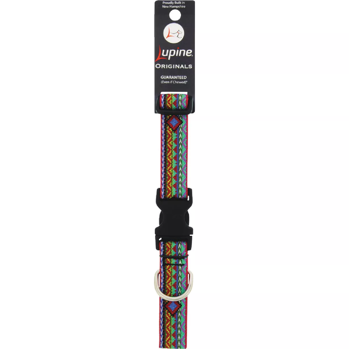Lupine 1 In. Woven Pattern El Paso 12 to 20 In. Adjustable Collar