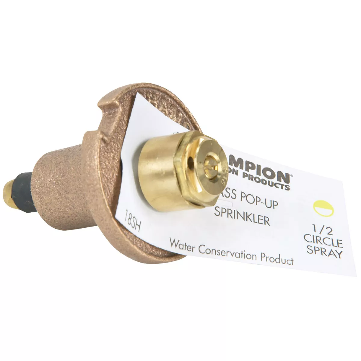 Arrowhead Brass 1.25 In. Half Circle Brass Pop-Up Sprinkler with Brass Nozzle - photo 2