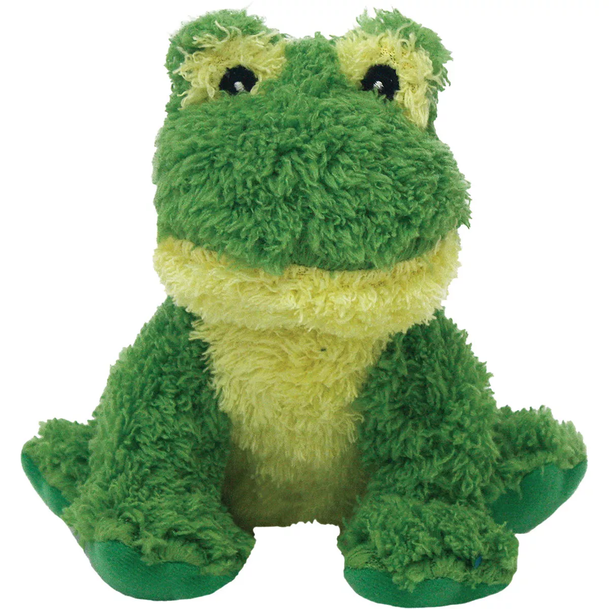 Multipet Look Who's Talking Plush Frog Dog Toy