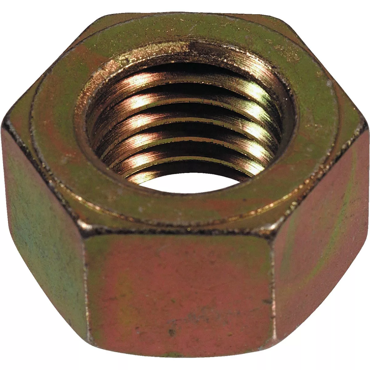 Hillman 1/2 In. 13 tpi Grade 8 Yellow Dichromate Hex Nuts (50 Ct.)
