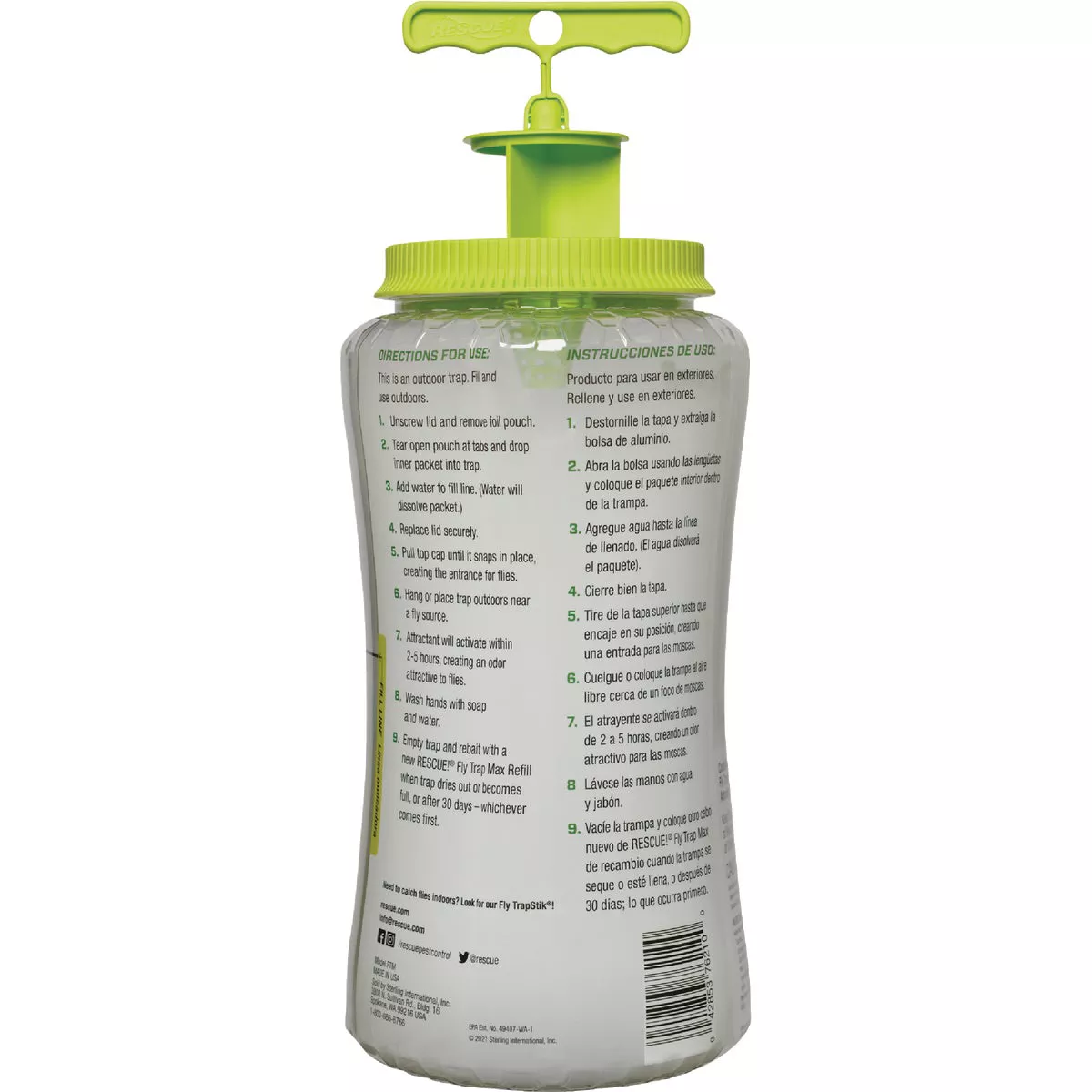 Rescue Fly Trap Max Reusable Fly Trap - photo 3