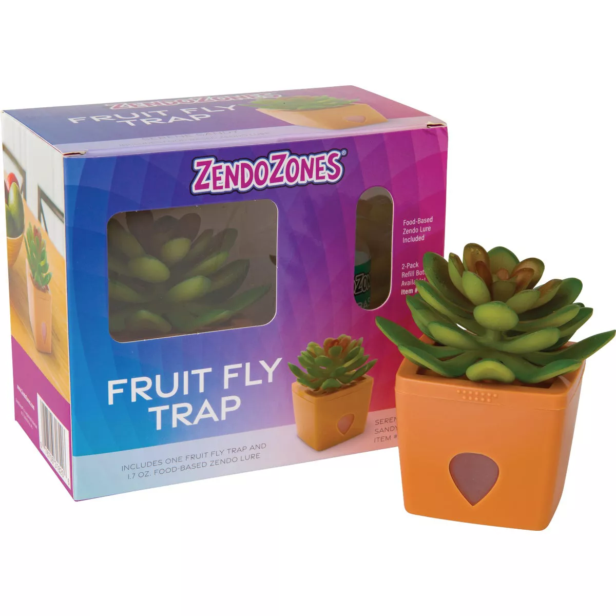 ZendoZones Serene Sandy Fruit Fly Trap