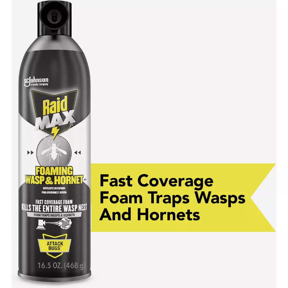 Raid Max 16.5 Oz. Foam Wasp & Hornet Killer - photo 3