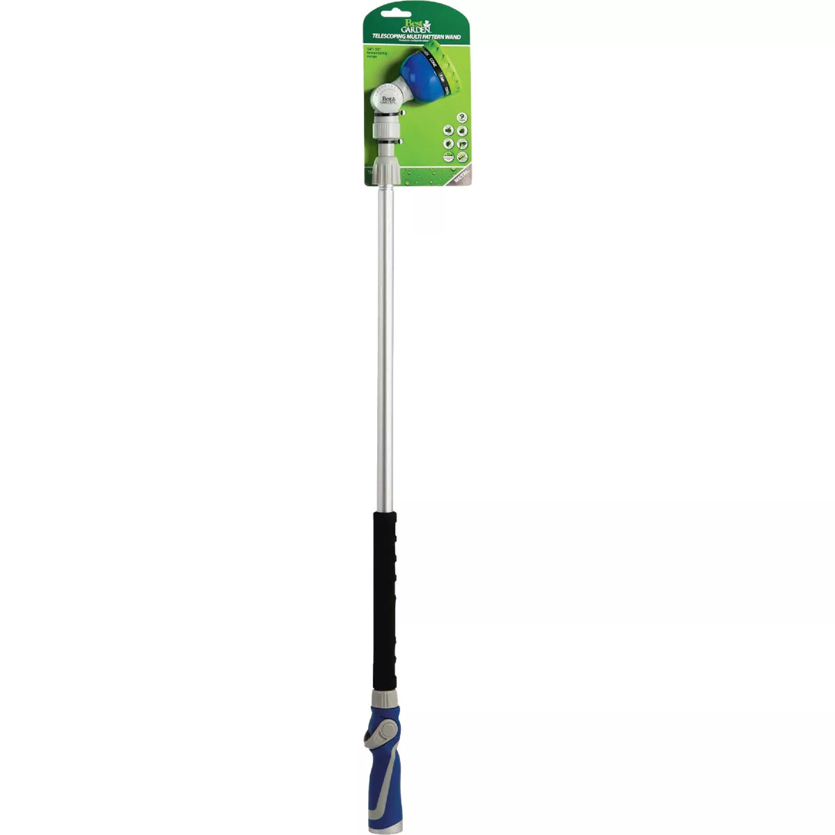 Best Garden 34 In. to 55 In. 9-Pattern Telescoping Water Wand, Blue & Gray - photo 3