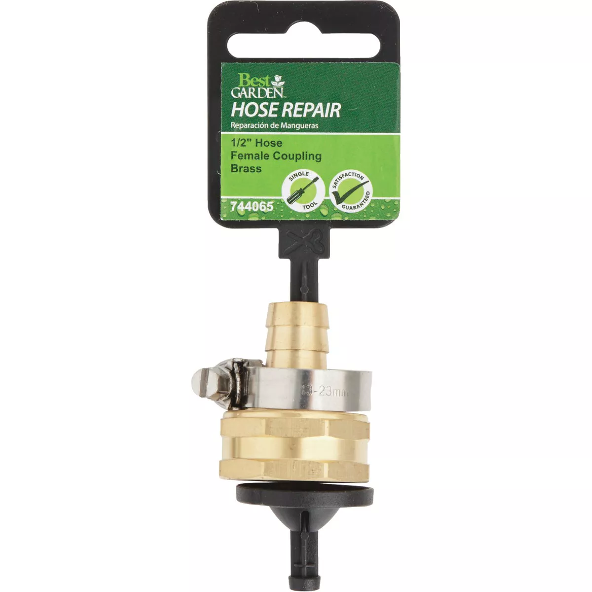 Best Garden 1/2 In. Female Brass Hose End Repair Hose Coupling - photo 2