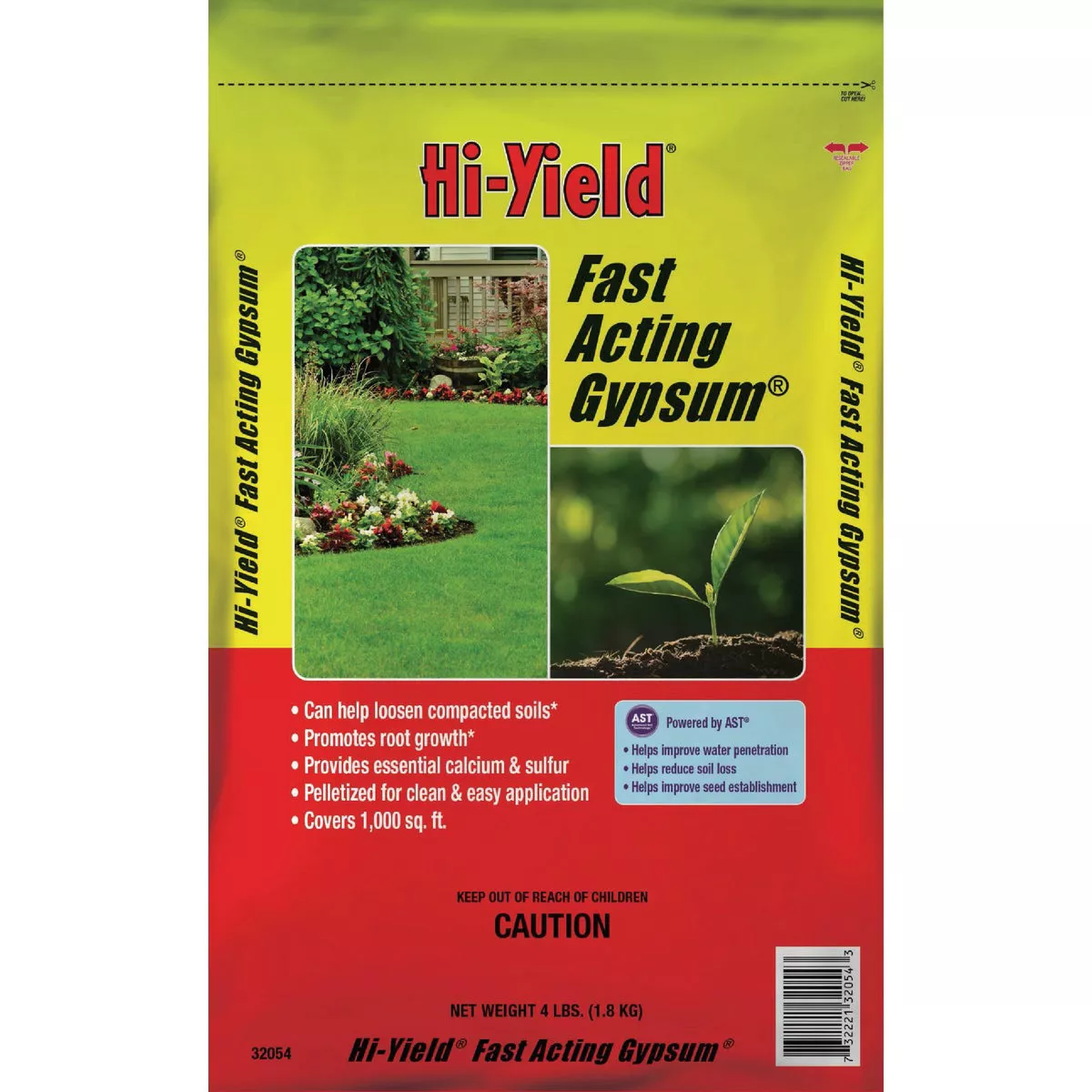 Hi-Yield 4 Lb. 1000 Sq. Ft. Fast Acting Gypsum