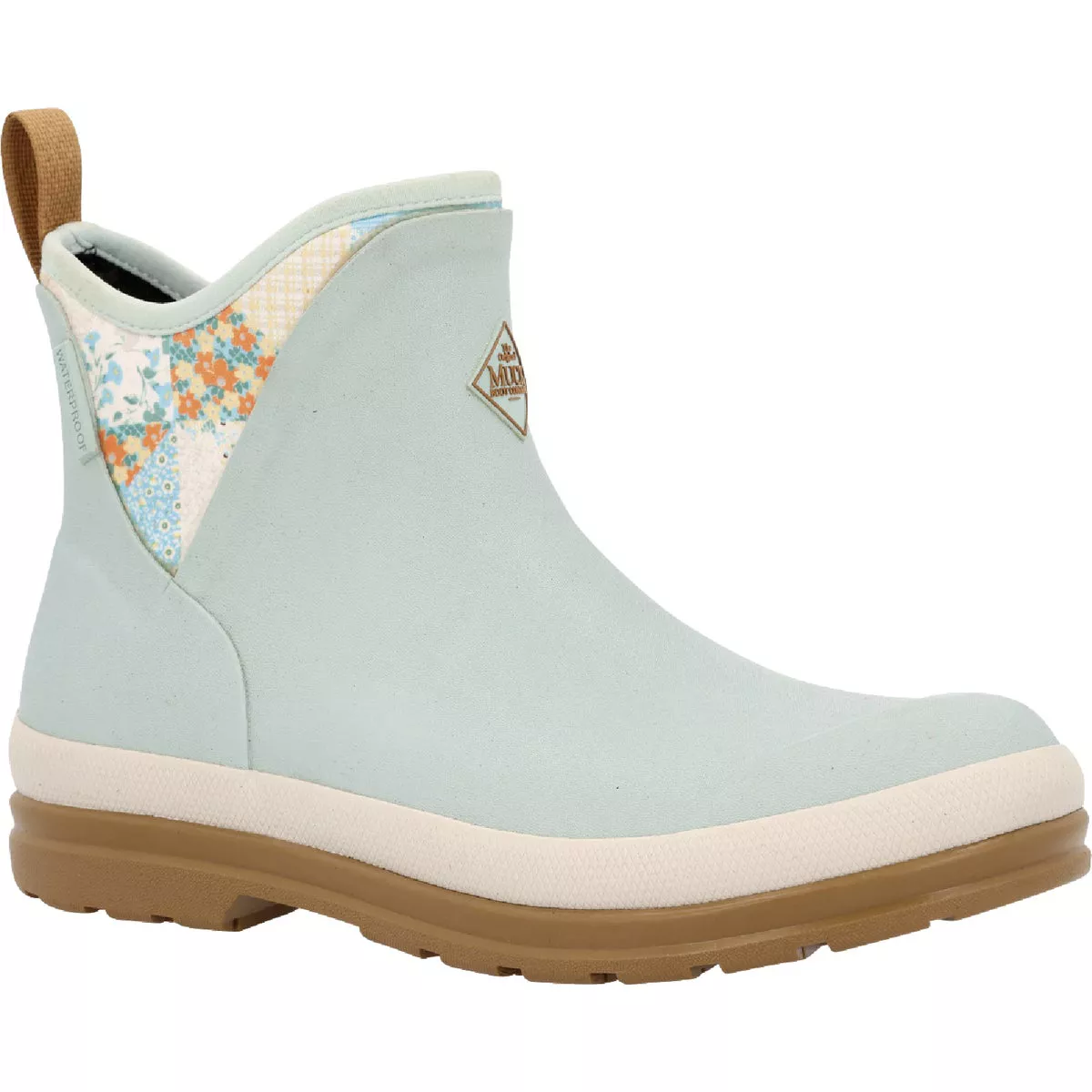 The Muck Boot Company Women's Blue Quilted Floral Original Ankle Boot ...