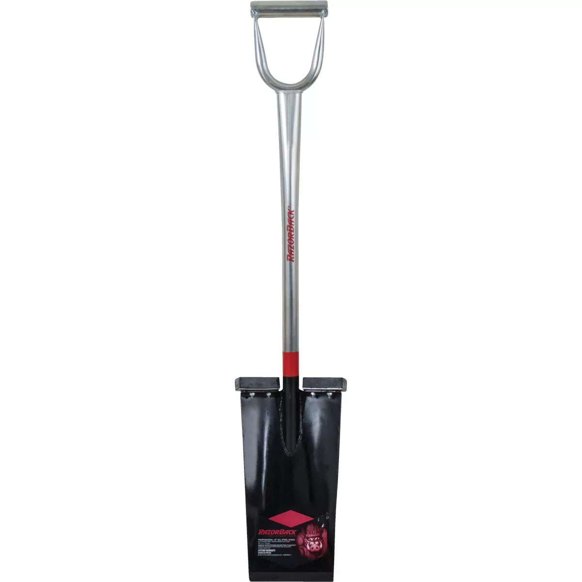 Razor-Back 30 In. Steel D-Handle Square Point Garden Spade