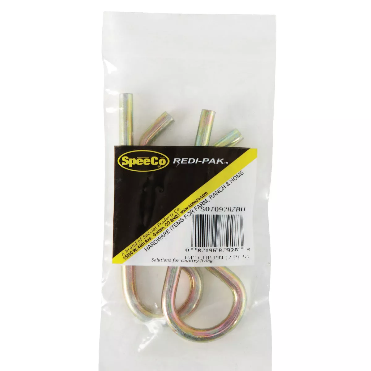 Koch 1/4 In. x 4 In. Yellow Zinc Dichromate-Plated Hitch Pin (2-Pack) - photo 2