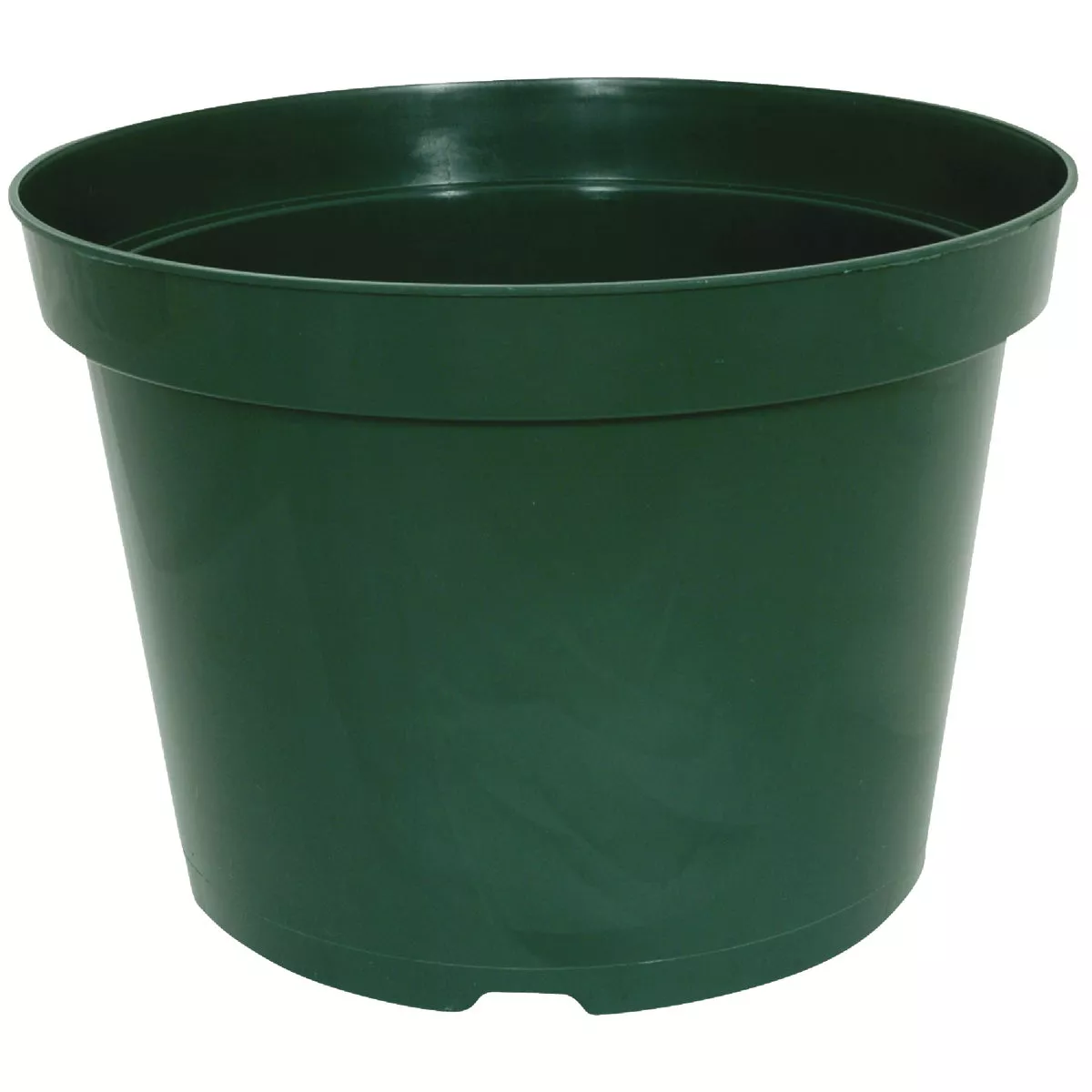 Myers 6 In. H. x 8 In. Dia. Green Plastic Flower Pot