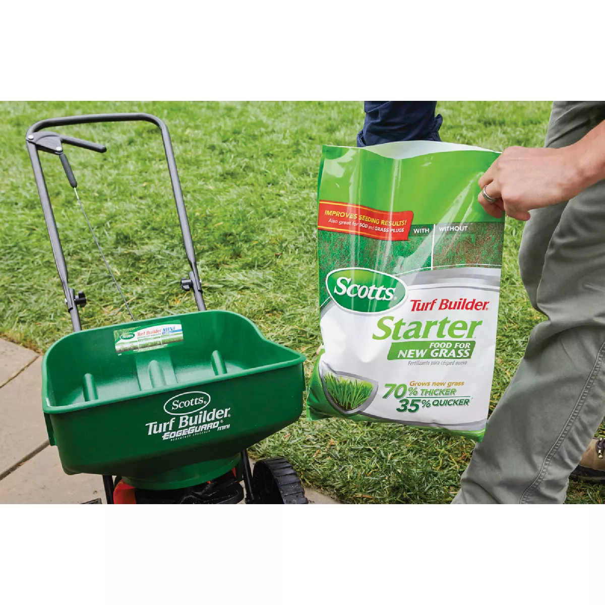 Scotts Turf Builder 15 Lb. 5000 Sq. Ft. Starter Food For New Grass - photo 2