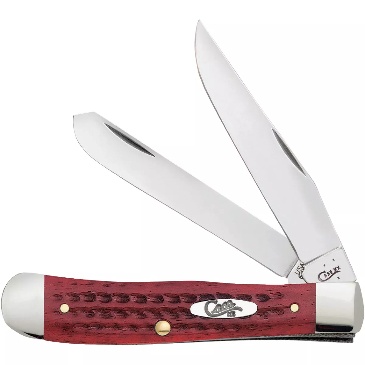 Case Pocket Worn Trapper 3.25 In./3.27 In. Folding Knife