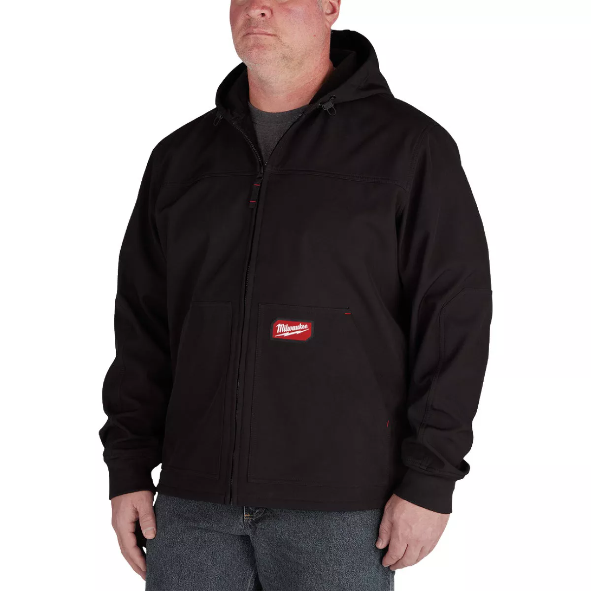 Milwaukee FREEFLEX Men's Medium Black Softshell Hooded Jacket