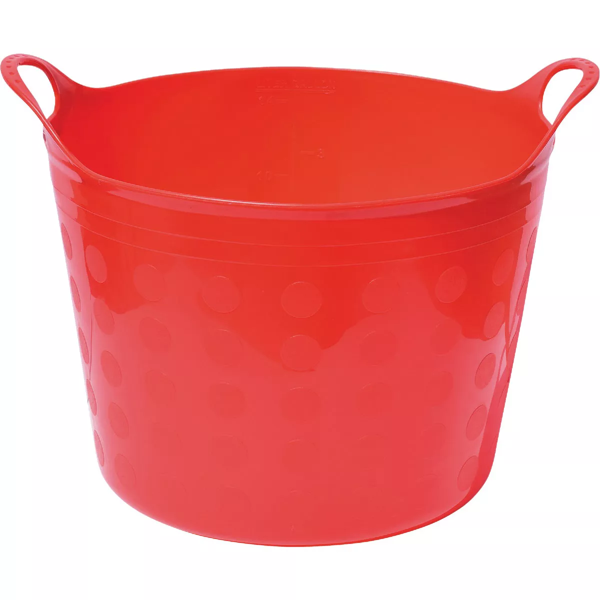 Tuff Stuff 4.2 Gal. Red Plastic Flex Tub