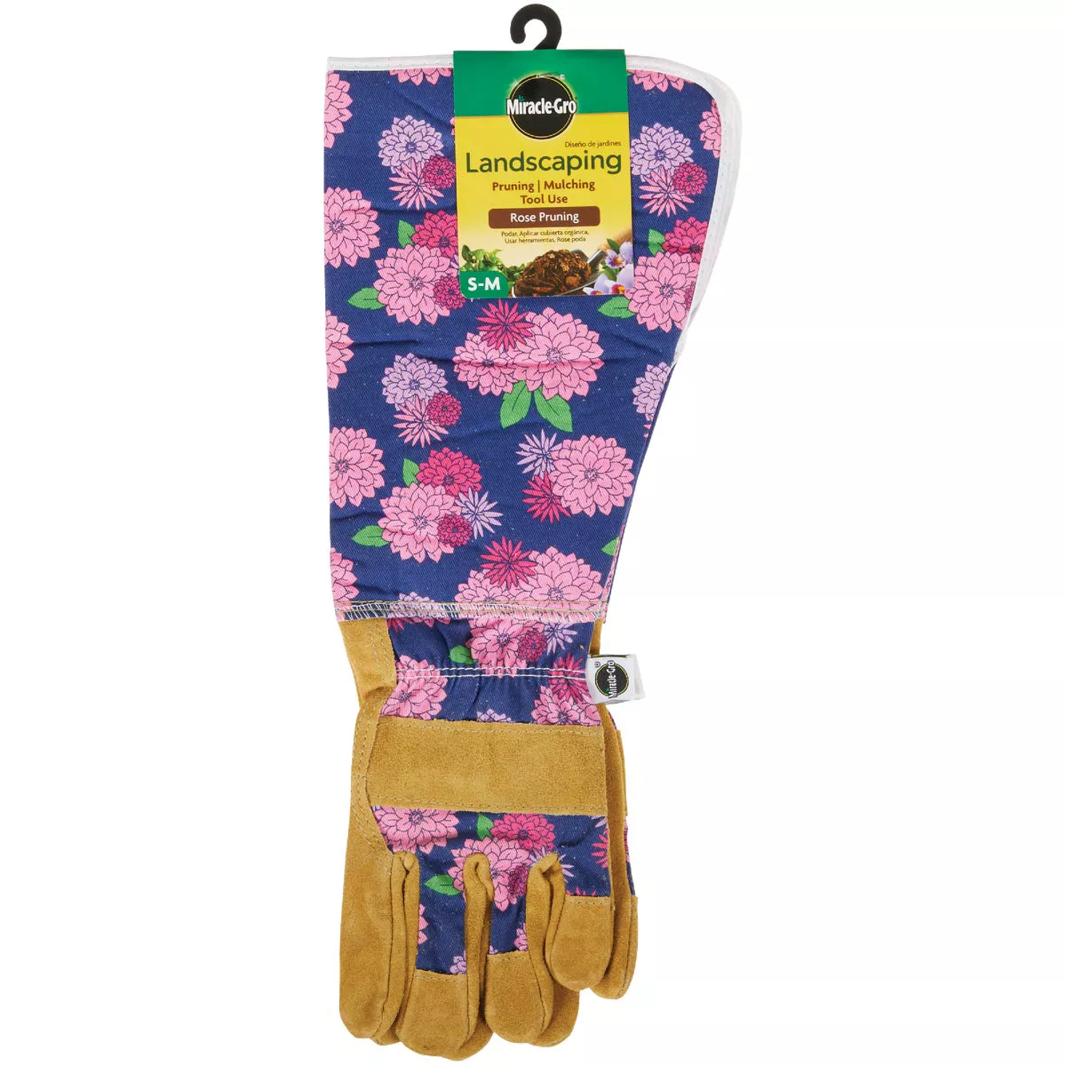 Miracle-Gro Women's Leather Landscaping Rose Pruning Gloves, Small/Medium - photo 2