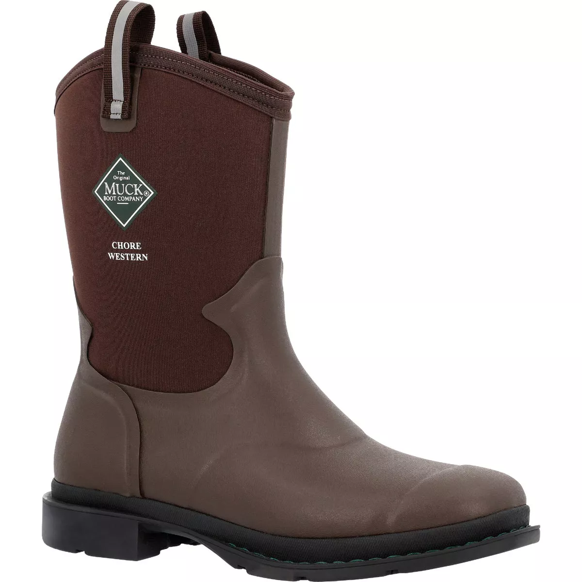 The Muck Boot Company Men's 9 Dark Brown Chore Western Mid Boot